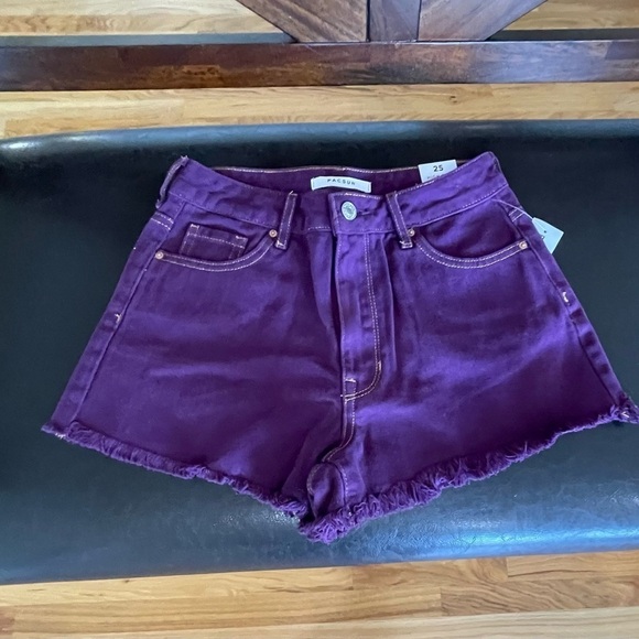 PacSun high waist denim festival short NWT in a size 25 concert summer - Picture 13 of 14